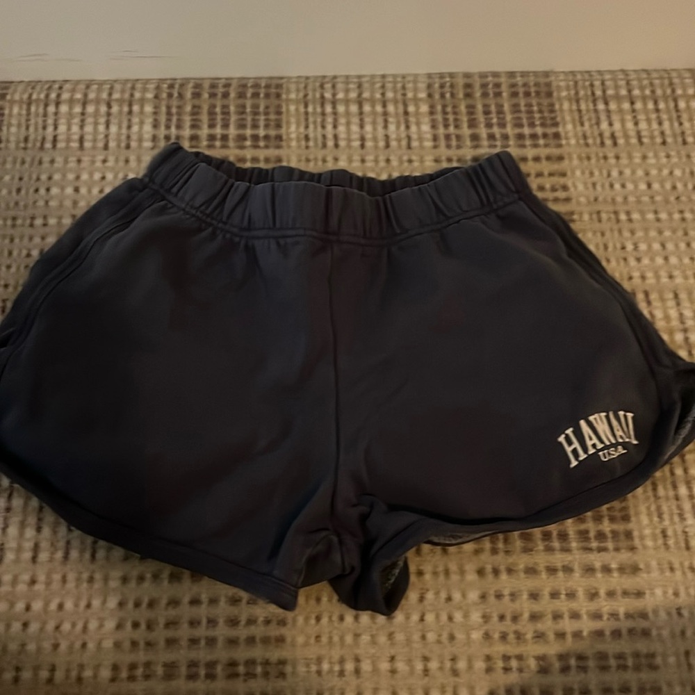 Brandy Melville Hawaii USA blue shorts